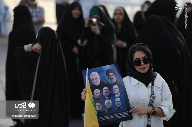 عکس/ نخستین سالگرد شهادت شهیدان سید حسن نصرالله و سید هاشم صفی‌الدین