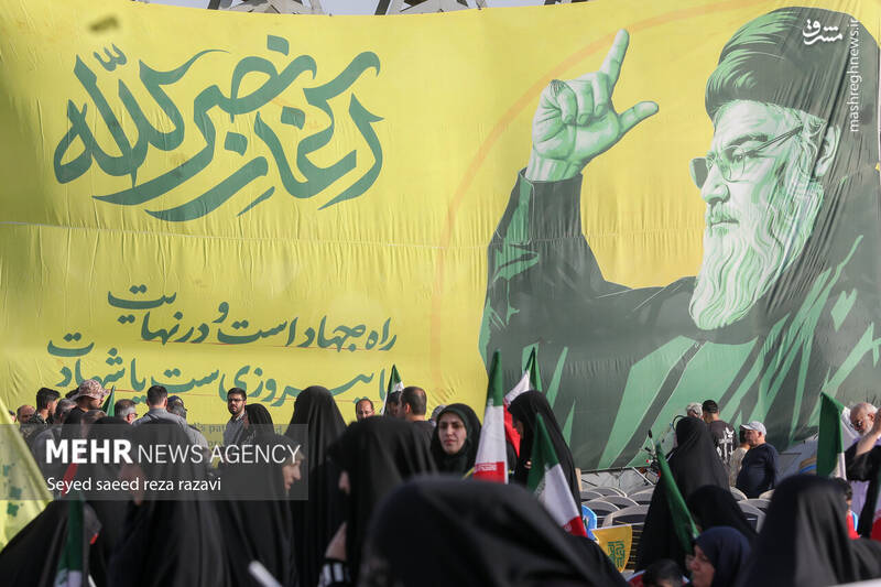 عکس/ نخستین سالگرد شهادت شهیدان سید حسن نصرالله و سید هاشم صفیالدین