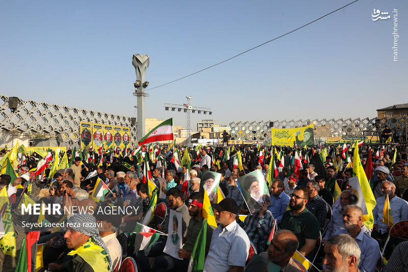 عکس/ نخستین سالگرد شهادت شهیدان سید حسن نصرالله و سید هاشم صفیالدین