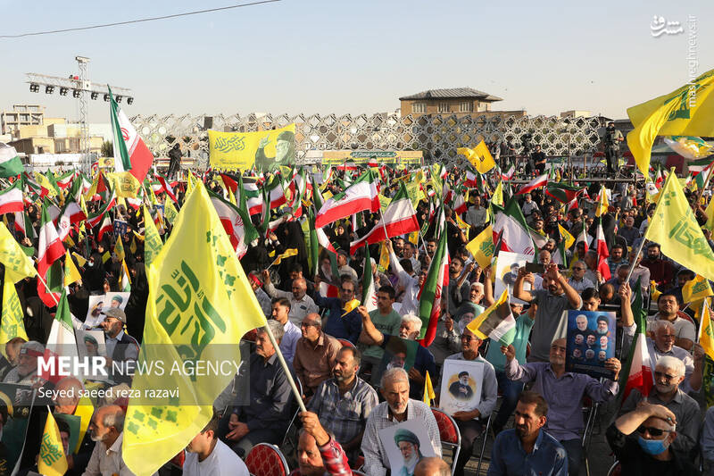 عکس/ نخستین سالگرد شهادت شهیدان سید حسن نصرالله و سید هاشم صفی‌الدین