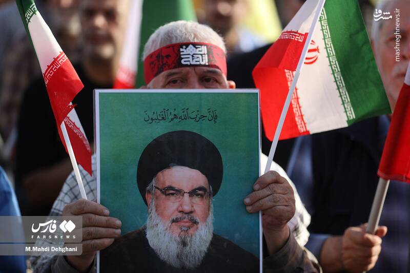 عکس/ نخستین سالگرد شهادت شهیدان سید حسن نصرالله و سید هاشم صفی‌الدین