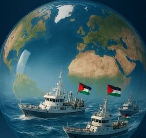 طرح‌ها و پوسترهای منتشر شده در حمایت از کاروان صمود