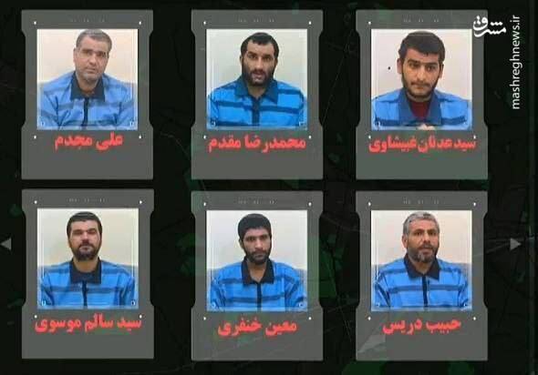 تصاویر 6 تروریست تجزیه‌طلب که در خوزستان اعدام شدند 3