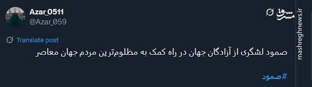 صمود؛ نماد زنده‌بودن وجدان انسانی