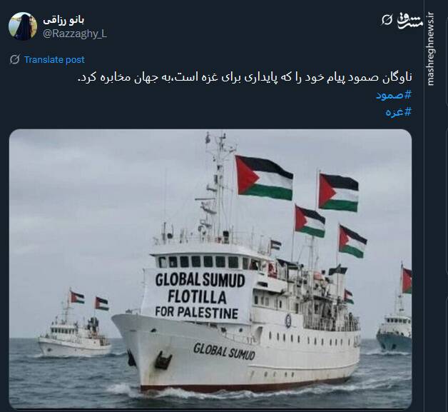 صمود؛ نماد زنده‌بودن وجدان انسانی