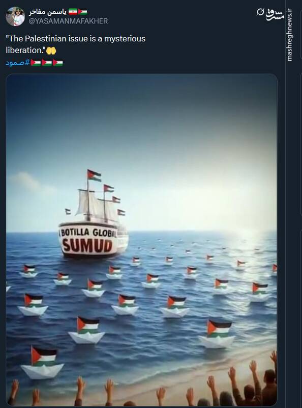 طرحها و پوسترهای منتشر شده در حمایت از کاروان صمود