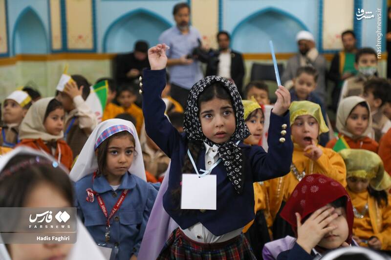 عکس/ جشن غنچهها در حرم امام رضا(ع)