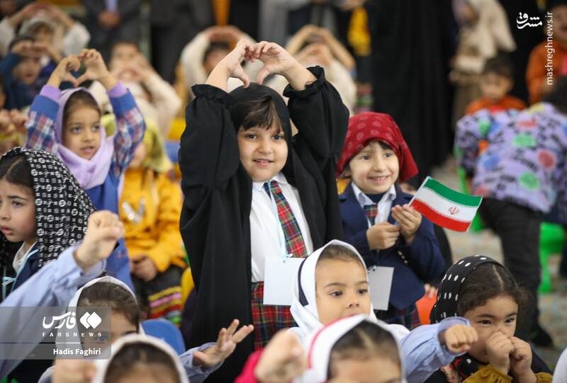 عکس/ جشن غنچهها در حرم امام رضا(ع)