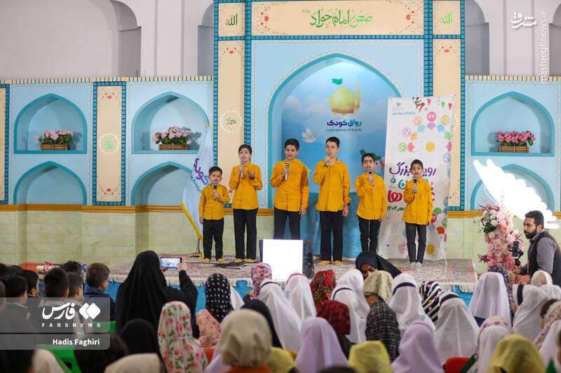 عکس/ جشن غنچهها در حرم امام رضا(ع)