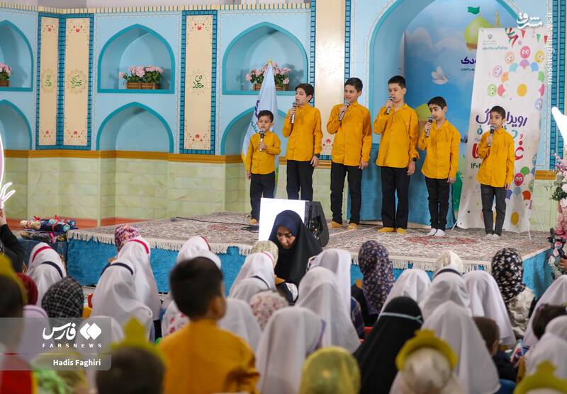 عکس/ جشن غنچهها در حرم امام رضا(ع)