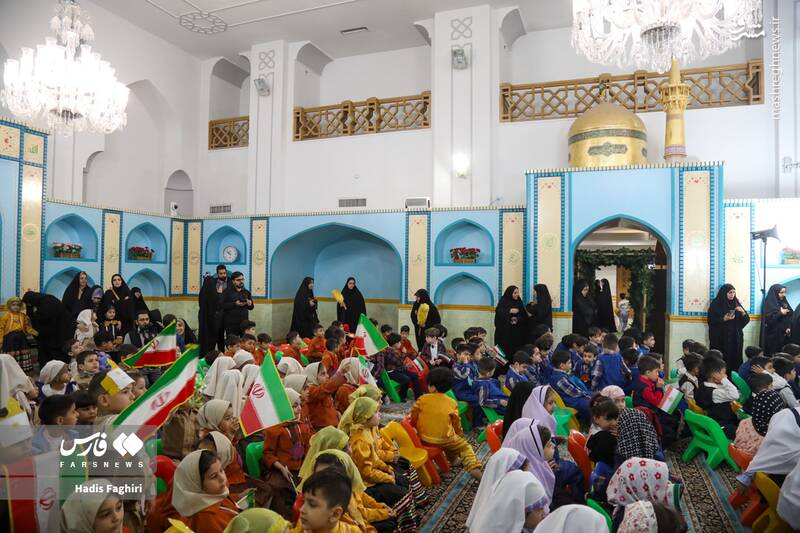 عکس/ جشن غنچهها در حرم امام رضا(ع)