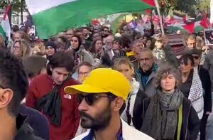 تظاهرات حامیان فلسطین در فرانسه