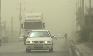 فیلم / طوفان گرد و غبار در شمال سیستان و بلوچستان