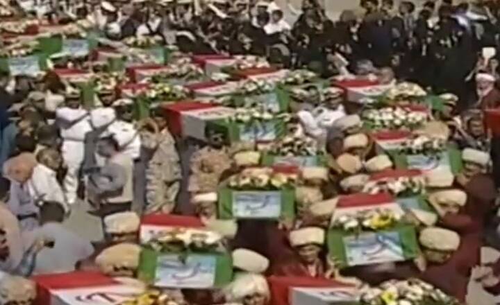 فیلم/ ورود پیکر ۴۴ شهید تازه تفحص شده از مرز شلمچه