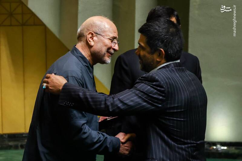 عکس / تجلیل از مدالآوران کشتی در مجلس 22