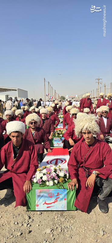 عکس/ ورود پیکر ۴۴ شهید تازه تفحص شده از مرز شلمچه