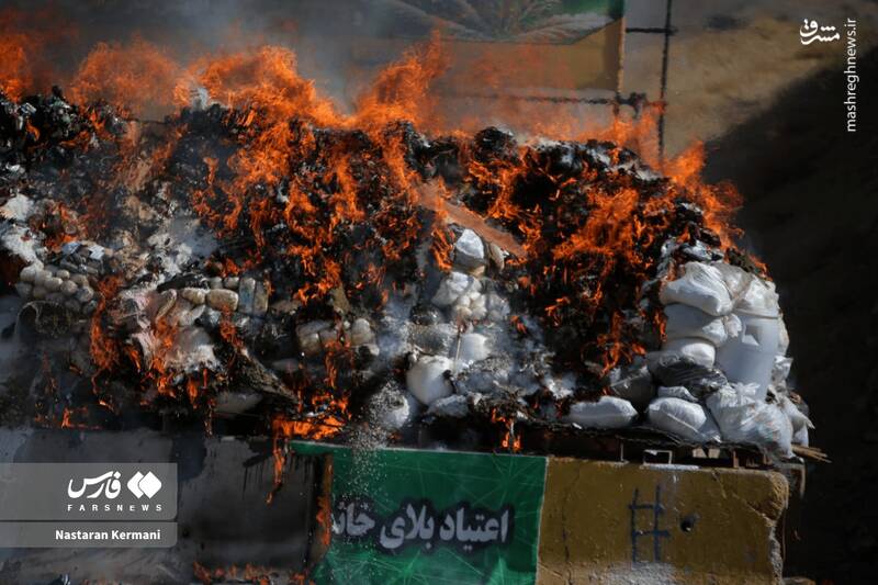 عکس / انهدام 8 تن مواد مخدر در البرز 15