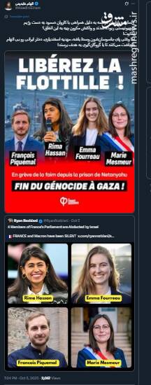 سکوت مکرون در برابر بازداشت نمایندگان فرانسوی به دست اسرائیل