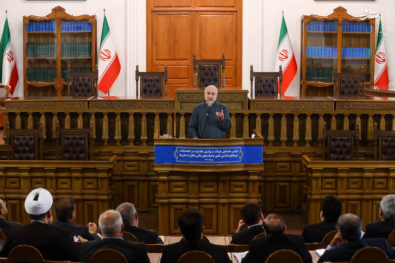 عکس / حضور قالیباف در همایش هیئت مرکزی نظارت بر انتخابات شوراها 23