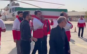 فیلم/ تشییع پیکر خلبان شهید هلال احمر در تهران