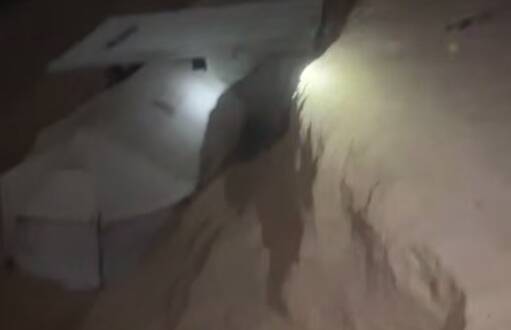  ۱۱ شهید و زخمی بر اثر ریختن دیواره ساحلی غزه روی چادرها