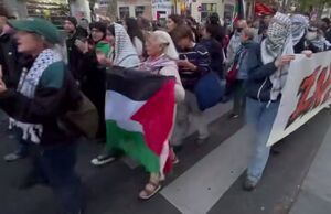 پاریس صحنه حمایت از غزه