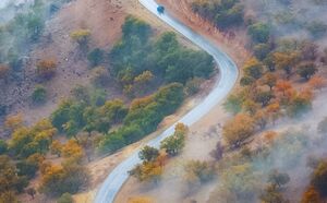 عکس / پاییز در یکی از مرتفع‌ترین گردنه‌های ایران