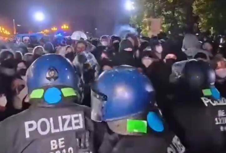 حمله پلیس آلمان به تظاهرات حامی فلسطین