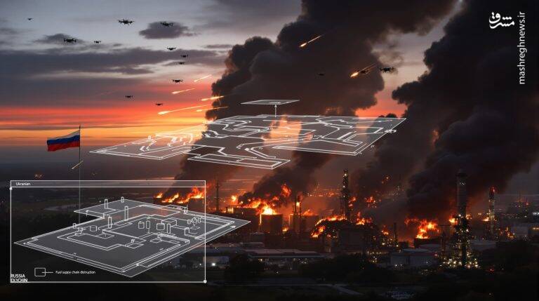نگاهی به حملات سنگین دوطرفه به تاسیسات پالایشگاهی و برق / زمستان سخت در انتظار روسیه و اوکراین! +فیلم و نقشه