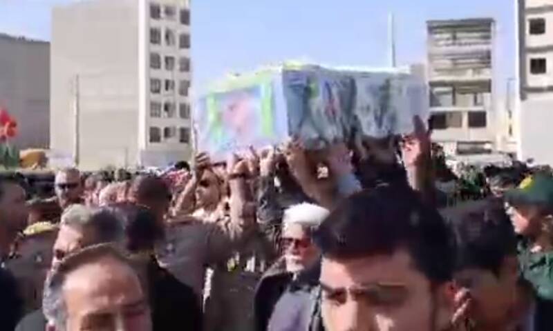 فیلم/ خاک شاهرود میزبان شهید امنیت شد