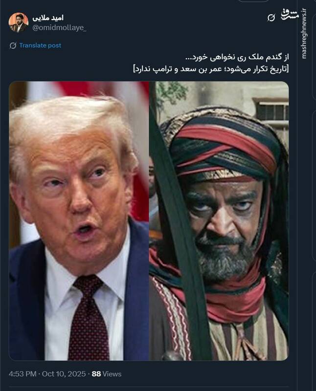 ترامپ از گندم ری نخواهد خورد!