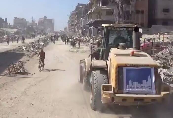 آغاز بازگشایی معابر و خیابانهای شهر غزه