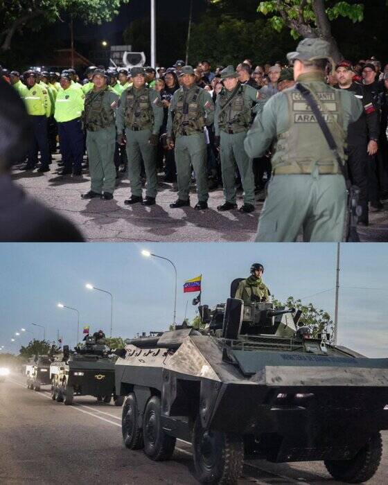 استقرار نظامی ونزوئلا از دریای کارائیب تا مرز برزیل