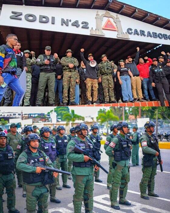 استقرار نظامی ونزوئلا از دریای کارائیب تا مرز برزیل