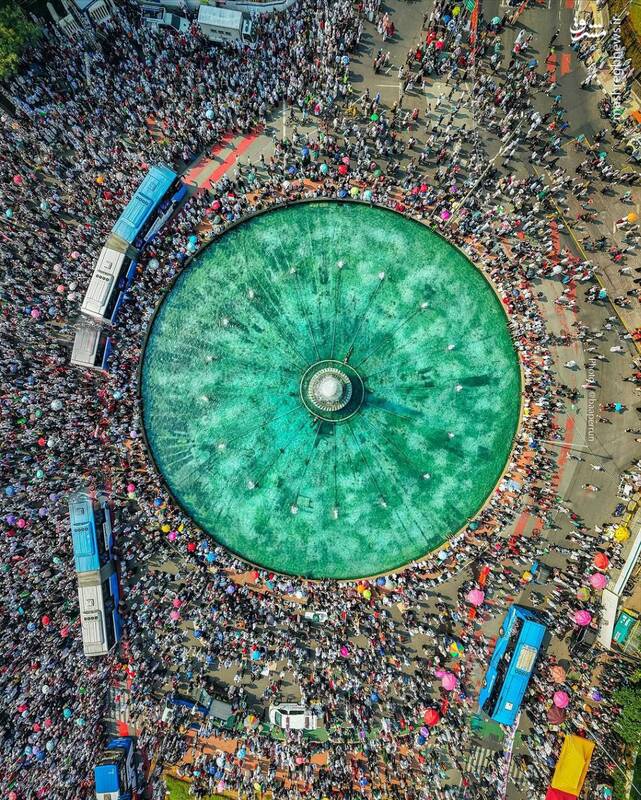 عکس/ تظاهرات گسترده مردم اندونزی در حمایت از فلسطین