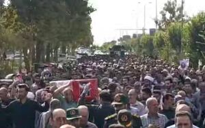 فیلم/ تشییع پیکر شهید سهرابی در نهاوند