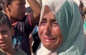 خوشحالی مادر فلسطینی در انتظار آزادی ۲ فرزندش