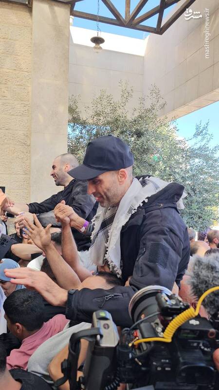 عکس/ استقبال فلسطینیها از اسرای آزاد شده در خانیونس