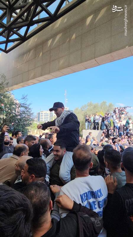 عکس/ استقبال فلسطینیها از اسرای آزاد شده در خانیونس