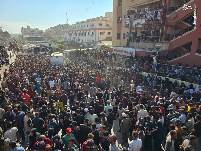 عکس/ استقبال فلسطینیها از اسرای آزاد شده در خانیونس