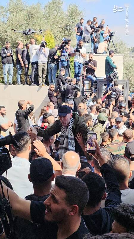 عکس/ استقبال فلسطینیها از اسرای آزاد شده در خانیونس