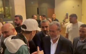 استقبال سران جنبش‌های مقاومت از آزادگان فلسطینی