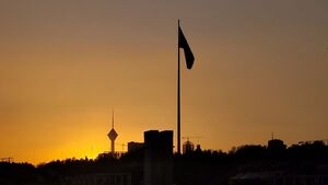 عکس/ نمایی زیبا از غروب تهران