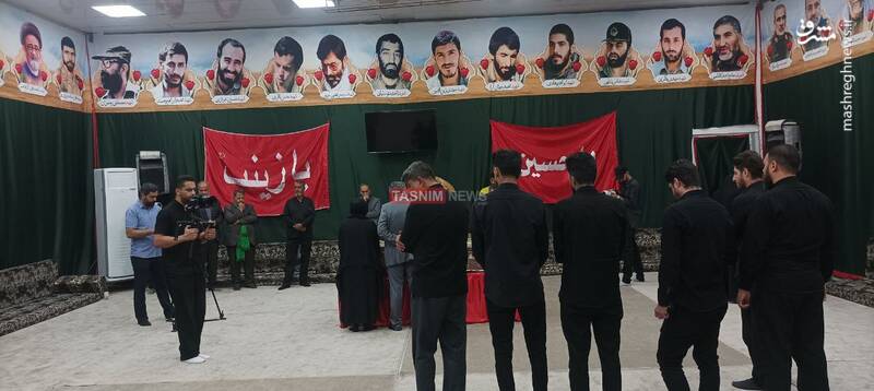 عکس / مراسم وداع با پیکر محمد کاسبی در معراج شهدا 5