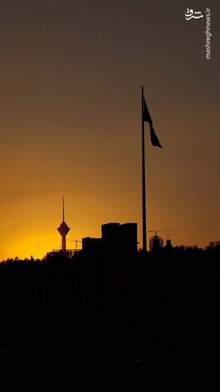 عکس / نمایی زیبا از غروب تهران