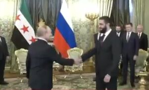 دیدار جولانی با پوتین در کاخ کرملین