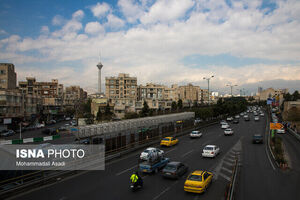 کاهش دمای هوای تهران