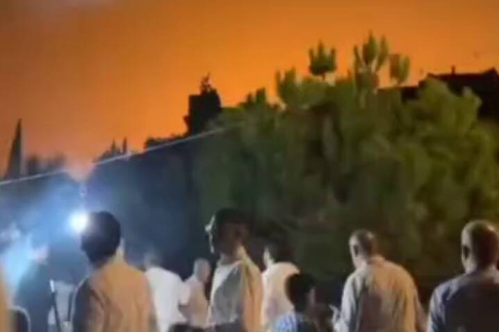 فیلم/ فریاد «لبیک یا نصر الله» همزمان با حملات رژیم صهیونیستی