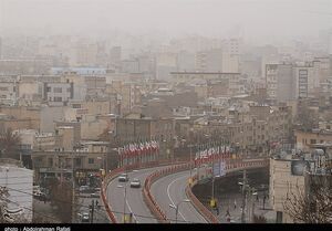 هوای تهران ناسالم و در وضعیت نارنجی است