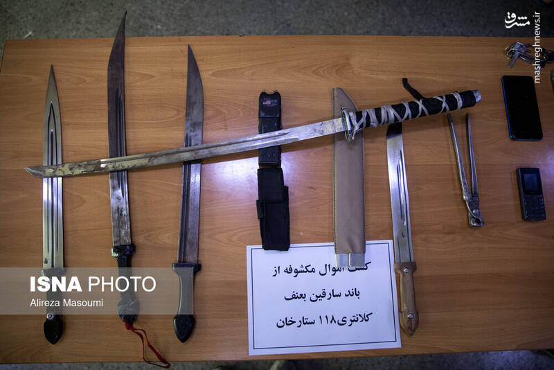 عکس / دستگیری سارقان خشن در تهران 9